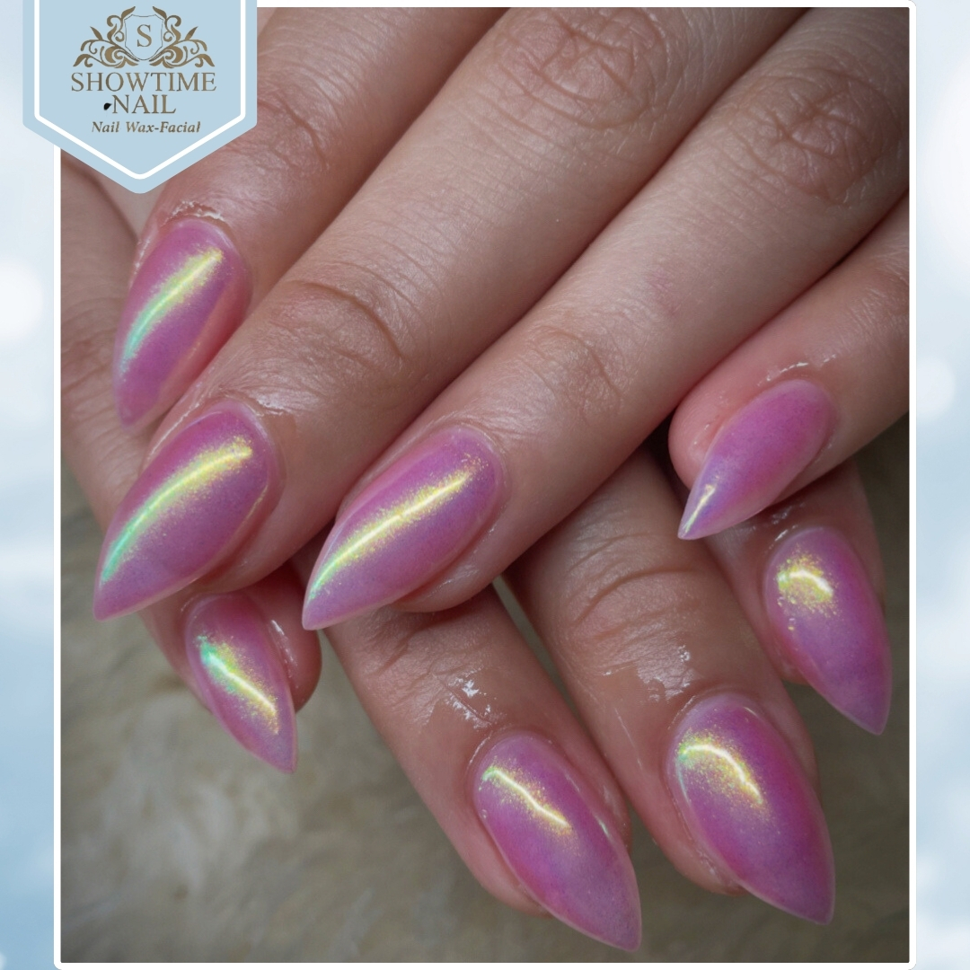 Capture the light from every angle with this ethereal unicorn glow - Showtime Nail Las Vegas